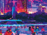 Чебоксарцы в календаре на 2019 год изобразили город будущего