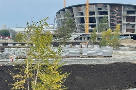 Благоустройство парка «Арена» в Новосибирске выполнено на 45%