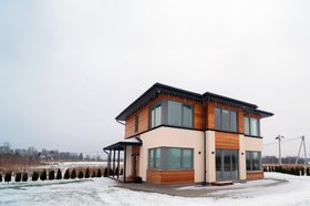 Загородные проекты: коттедж DD-143, компания «Азбука Строительства»