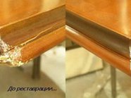Этапы восстановления изделий из дерева