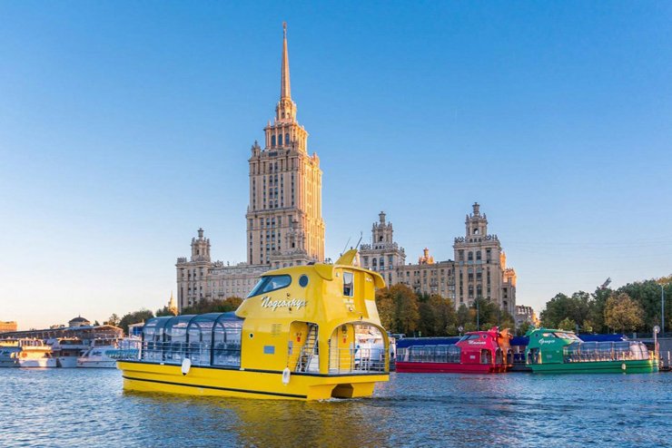 По Москве-реке начали курсировать яхты-трамвайчики