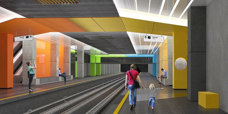 Станцию метро «Нижегородская» оформят в стиле авангард