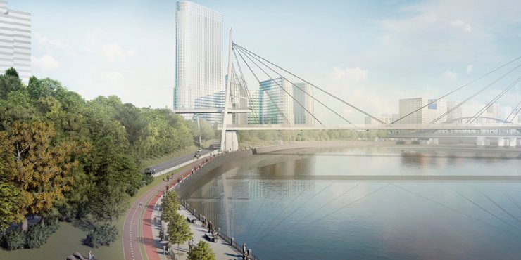 В столице реконструируют три набережные Москвы-реки