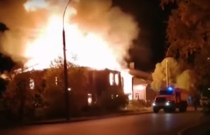 В Вологде сгорел дом купца Шахова