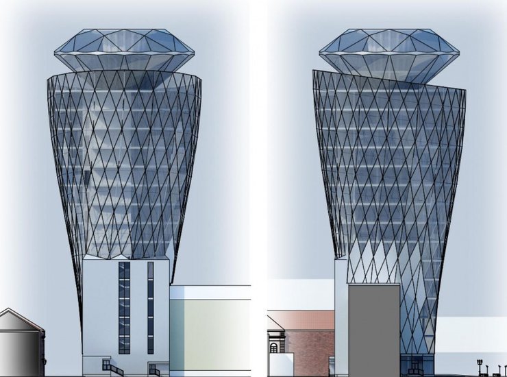 На достройку «бриллиантовой башни» в центре Екатеринбурга потребуется миллиард рублей