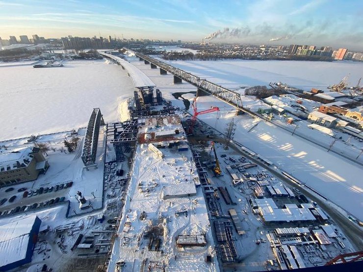 Фото четвертого моста в новосибирске проект