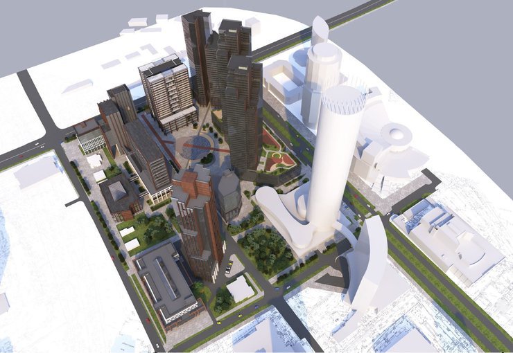 В квартале «Екатеринбург-Сити» хотят возвести жилой небоскреб