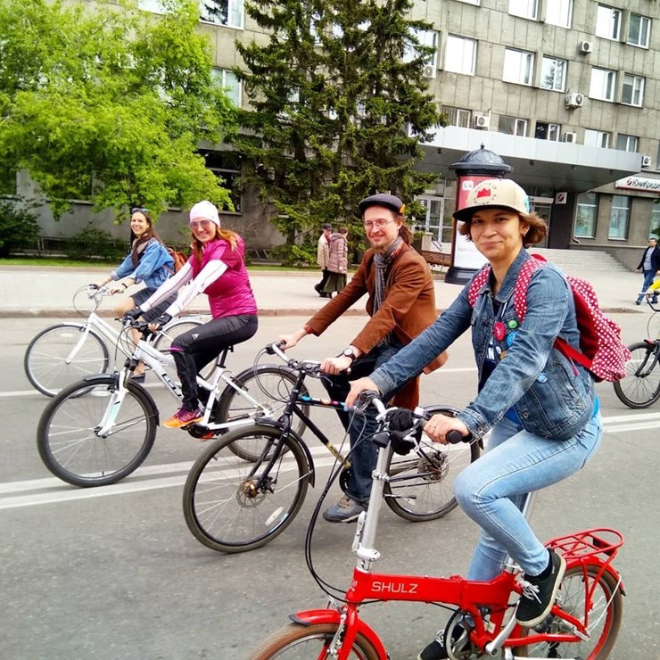 Велосипеды изучать. Городское мероприятие Москва.