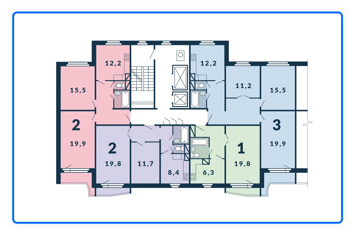 Перепланировка двушки: типовая квартира до и после