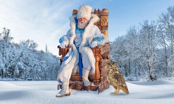 Борода из ваты — для слабаков: гуляем с брутальным красноярским Дедом Морозом